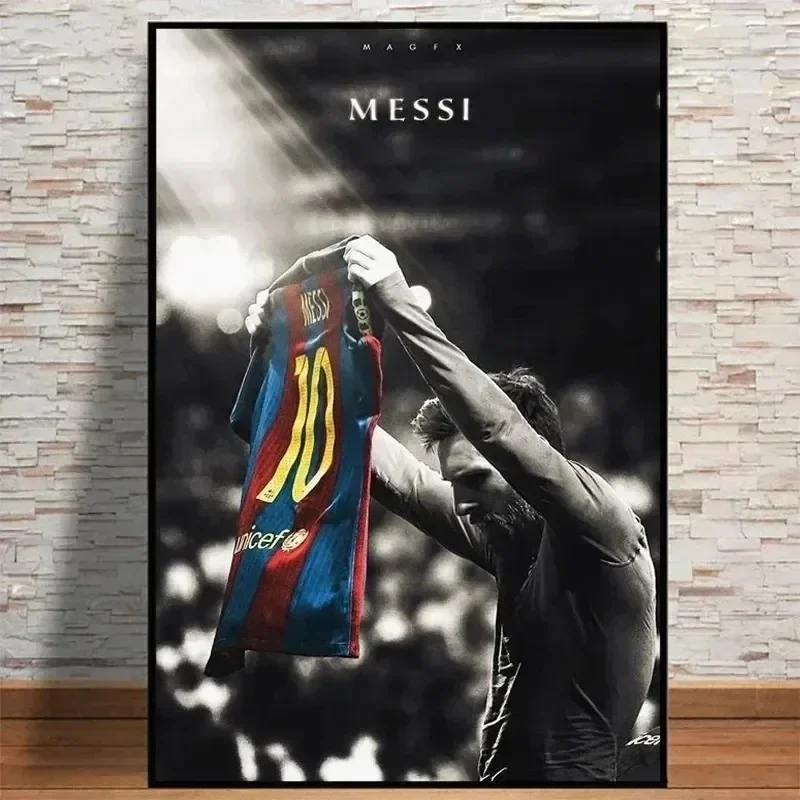 Vintage Collectible Posters - ลิโอเนล เมสซี่ ฟุตบอลสตาร์ คลาสสิค วินเทจ HD