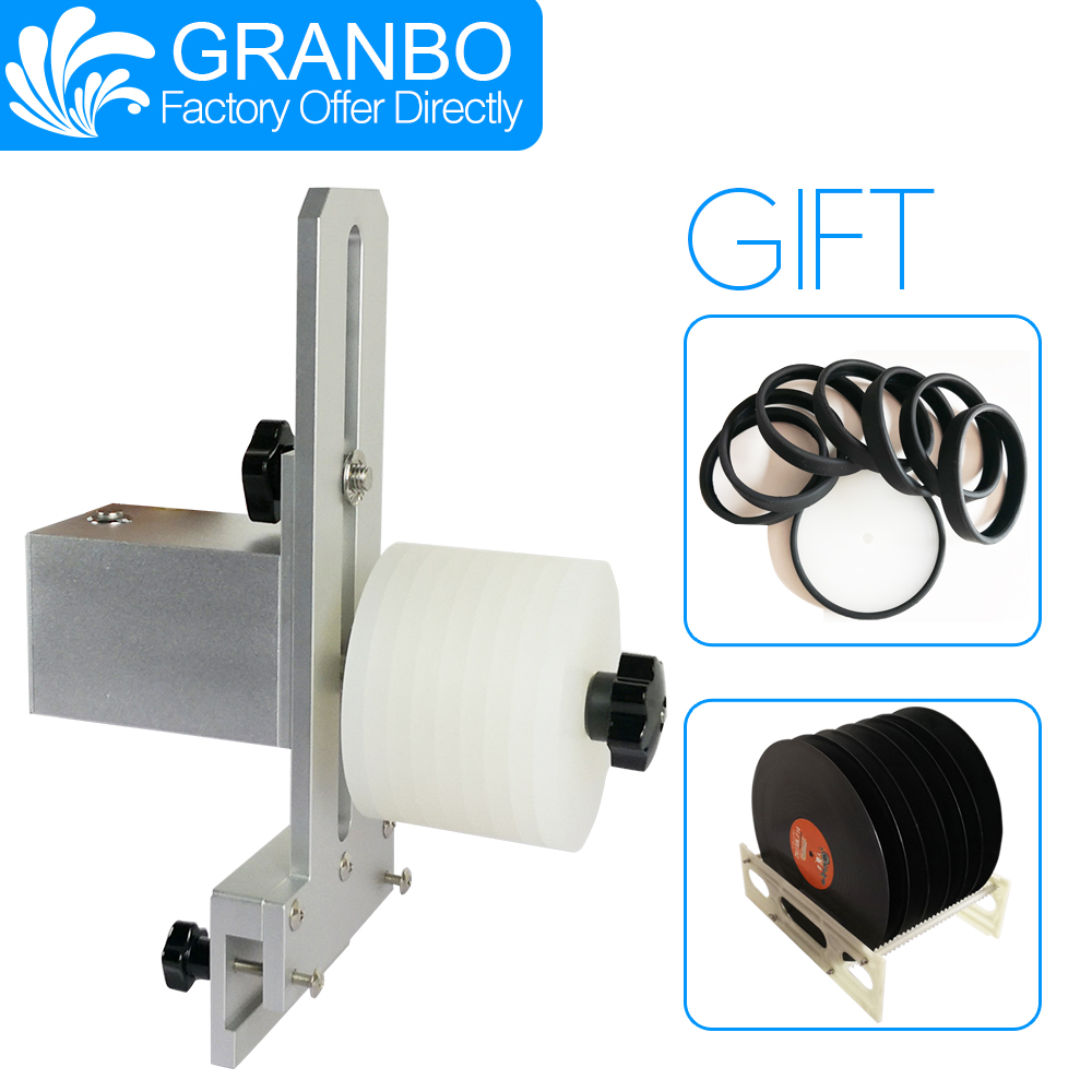 Vinyl Record Cleaner - อุปกรณ์ทำความสะอาดแผ่นเสียงไวนิล เครื่องทำความสะอาดอัลตราโซนิก อุปกรณ์เสริมขาตั้ง ที่วางแผ่นเสียงที่ทนทานสำหรับผู้ที่ชื่นชอบเสียงเพลง