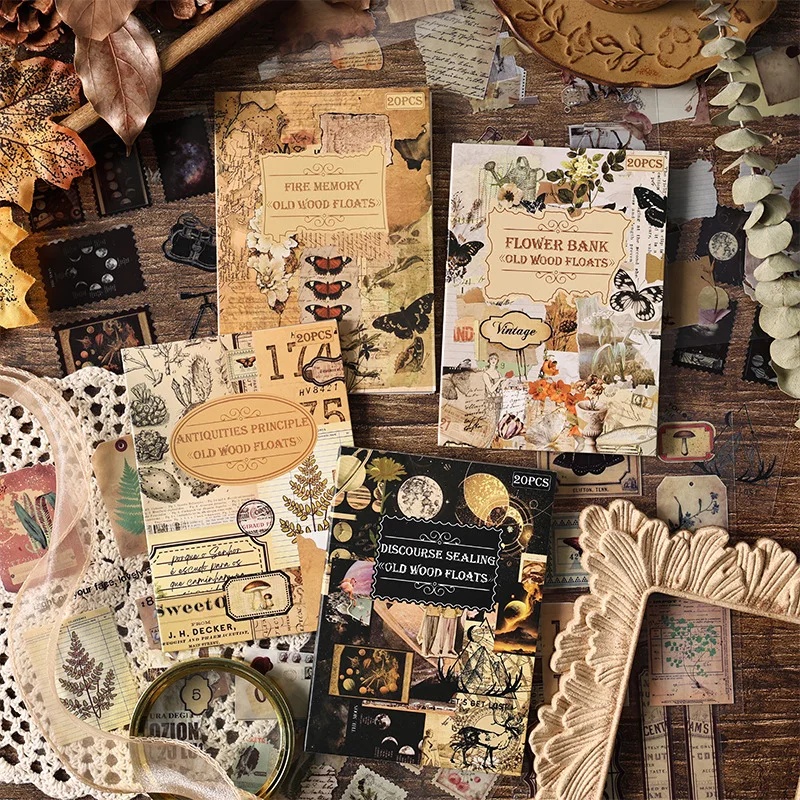 สมุดสติกเกอร์ไดคัทวินเทจ 20 แผ - Vintage Collectible Books บทวิจารณ์และราคา