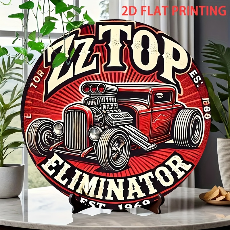 ป้ายโลหะรถยนต์ ZZ Top Eliminat - Vintage Collectible Plates บทวิจารณ์และราคา