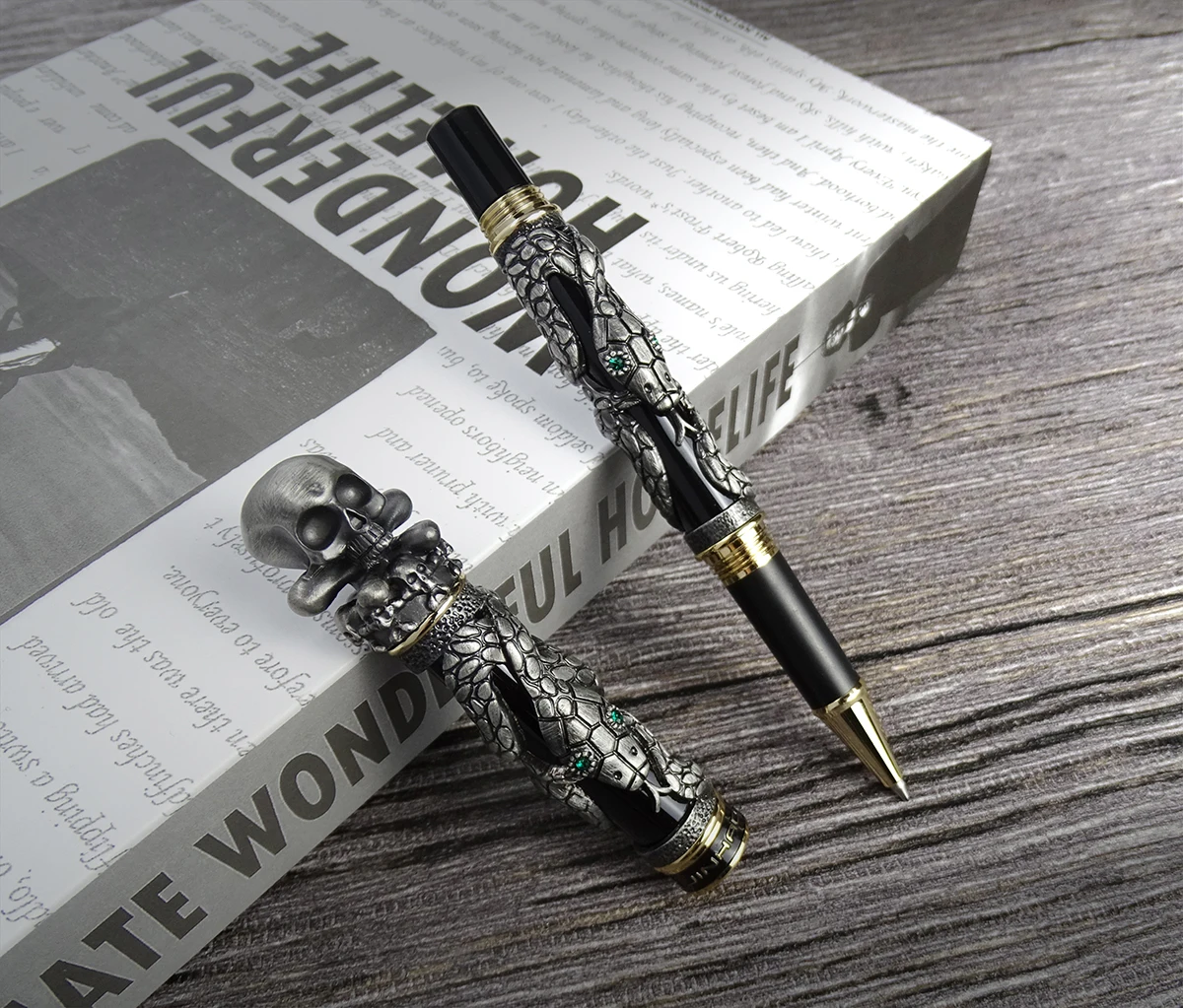 Jinhao โลหะ Vintage Rollerball - Vintage Collectible Pens บทวิจารณ์และราคา