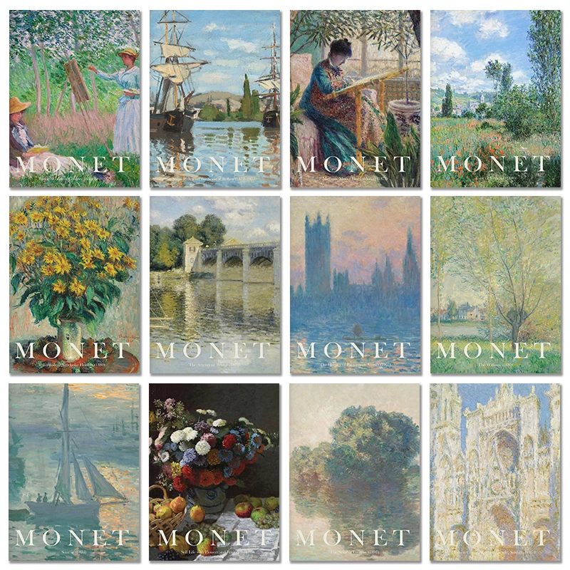Vintage Claude Monet ศิลปินที่ - Vintage Collectible Posters บทวิจารณ์และราคา