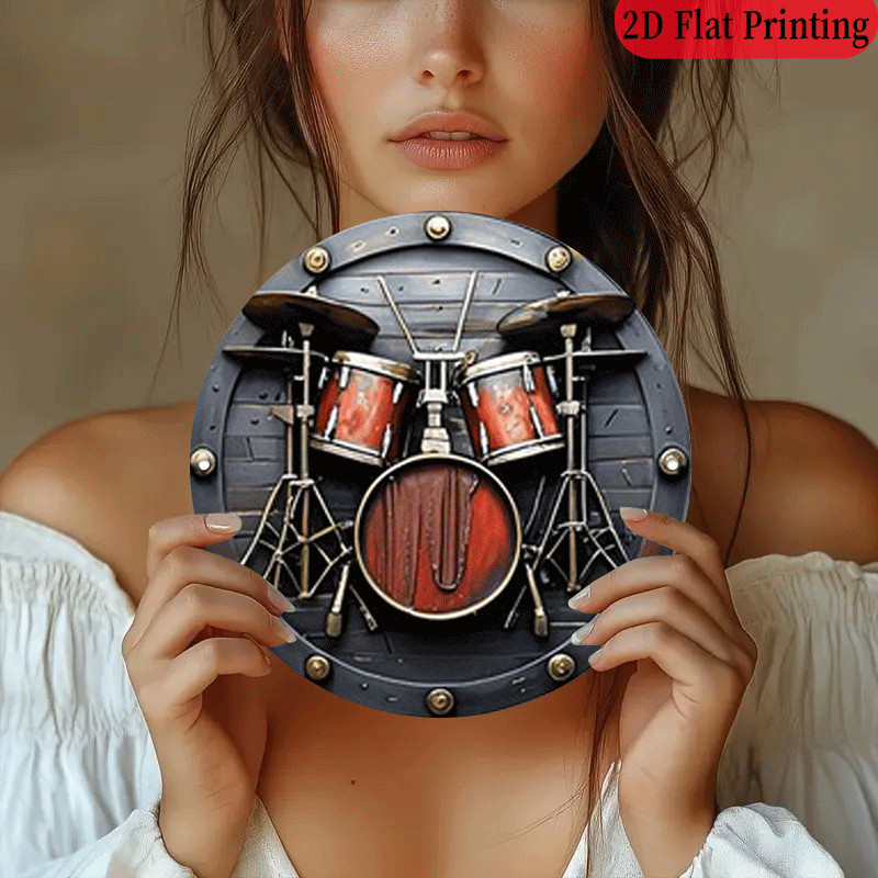 ป้ายอะลูมิเนียมทรงกลม 2 มิติ 1 - Vintage Collectible Plates บทวิจารณ์และราคา