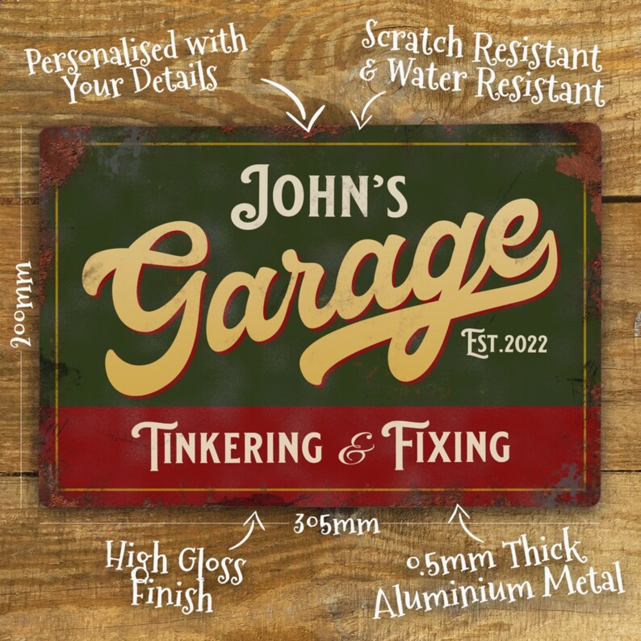 ป้ายโลหะโรงรถแบบกำหนดเอง - ป้า - Vintage Collectible Plates บทวิจารณ์และราคา