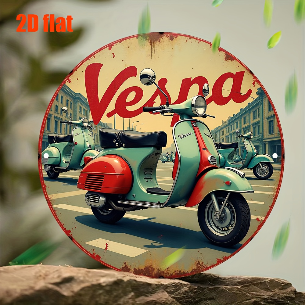 งานศิลปะติดผนังโลหะรูปทรงสกู๊ต - Vintage Collectible Plates บทวิจารณ์และราคา