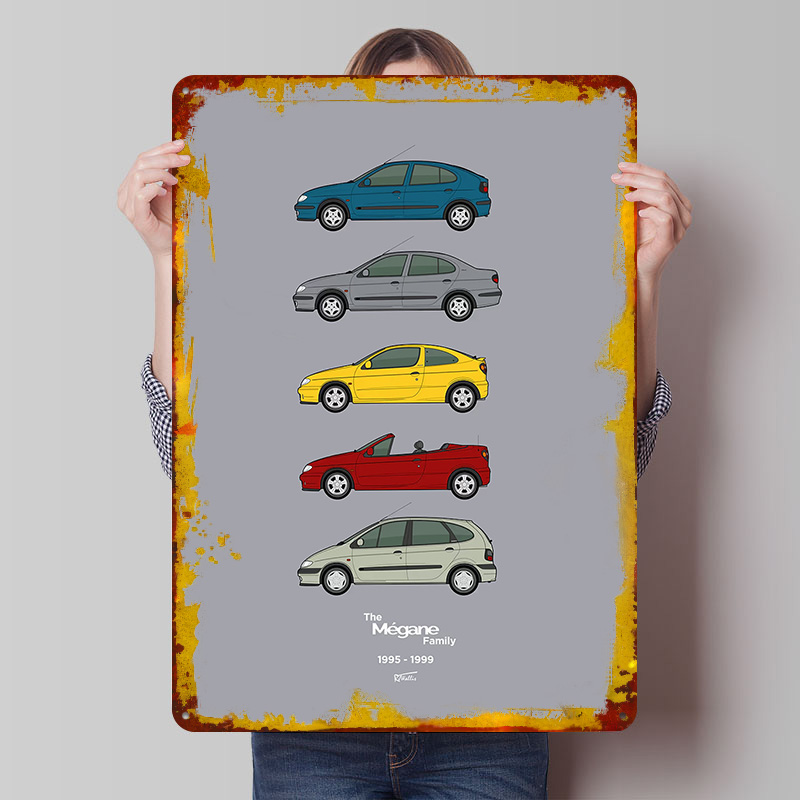 รถสปอร์ตเมแกนคอลเลกชัน 1995-19 - Vintage Collectible Posters บทวิจารณ์และราคา