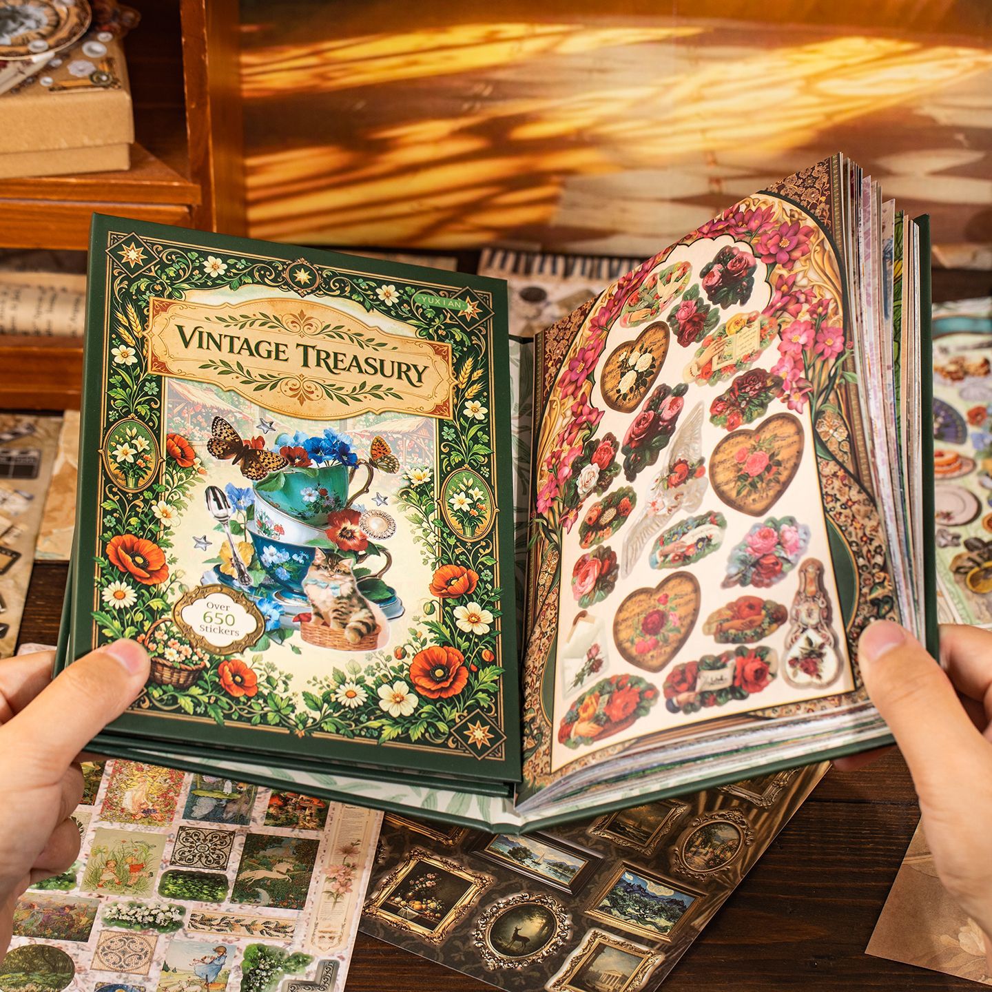 สมุดสติกเกอร์ คอลเลกชันวินเทจ  - Vintage Collectible Books บทวิจารณ์และราคา